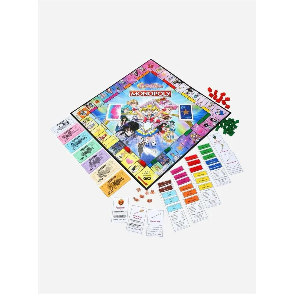 Monopoly Sailor Moon Collector’s Edition 2018 USAopoly Hasbro NEW Sealed Game
